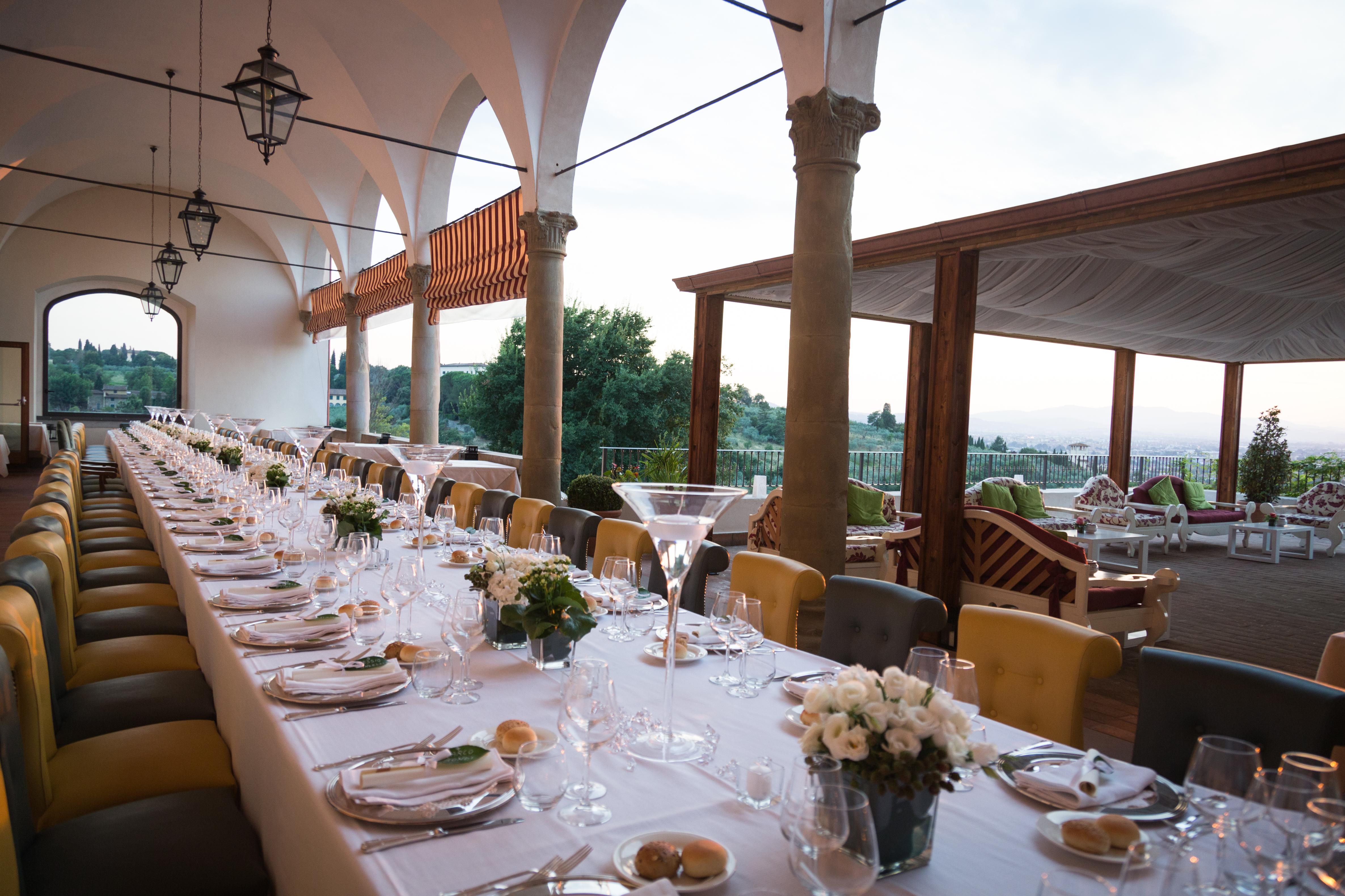 Villa Tolomei Hotel & Resort Флоренция Экстерьер фото The restaurant