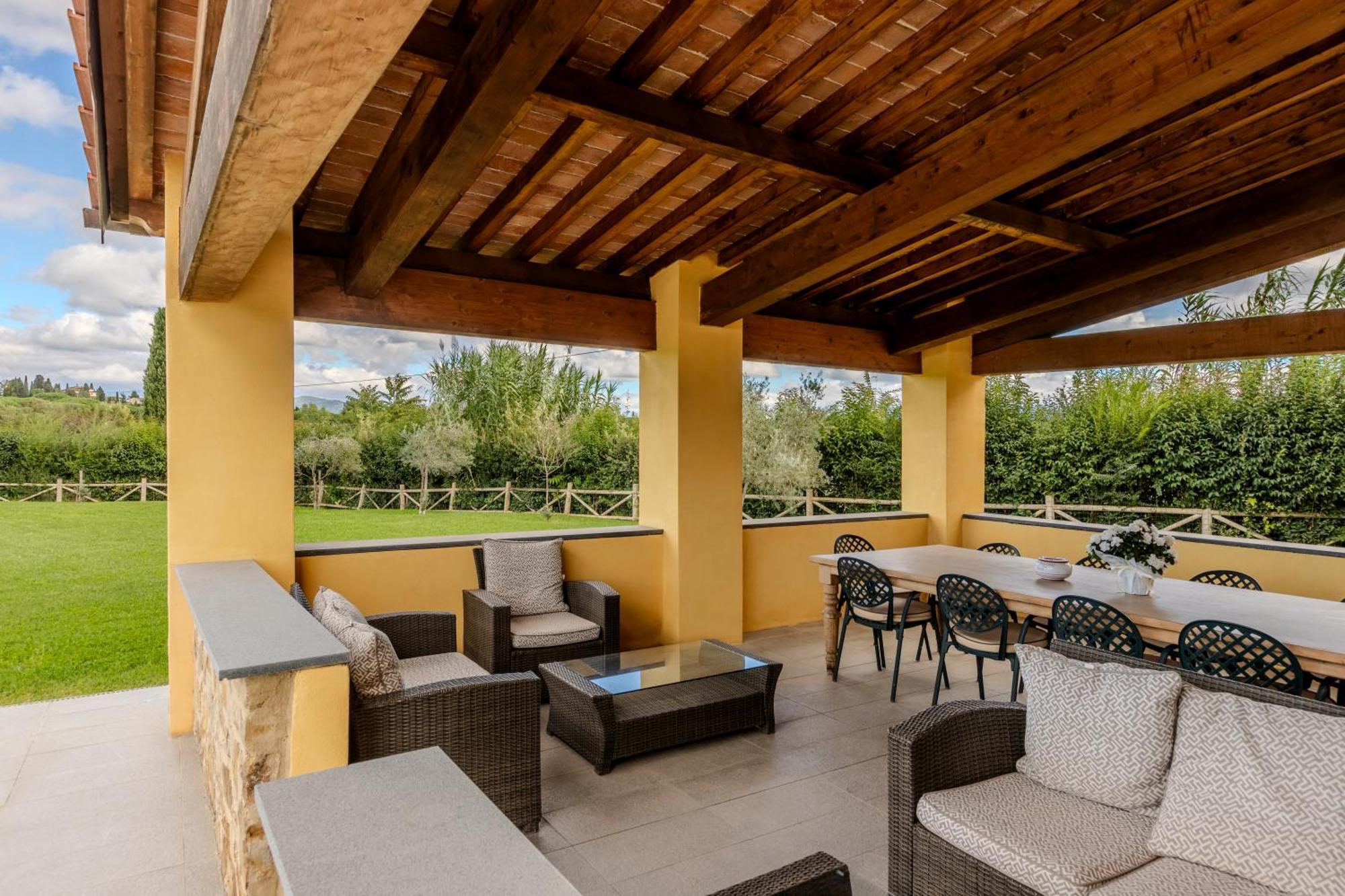 Villa Tolomei Hotel & Resort Флоренция Экстерьер фото The Pergola